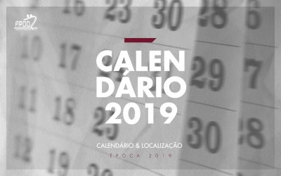 Calendário de Provas 2019