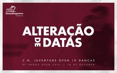 ALTERAÇÃO DE DATAS