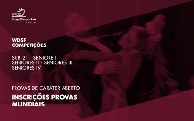 Inscrições provas mundiais