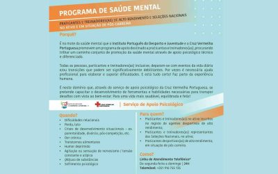 PROGRAMA DE SAÚDE MENTAl